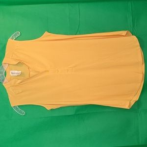 Yellow sleeveless top size small